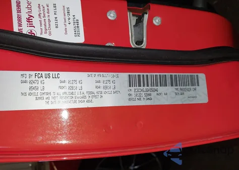 2016 Dodge Charger R/T Scat Pack z USA, uszkodzony, nr VIN 2C3CDXGJ3GH356946